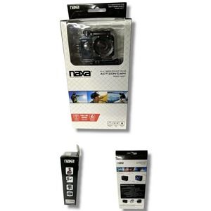 Naxa NDC-407 Waterproof FHD Action Camera 2'' TFT LCD Screen Full HD 1080p NEW